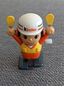 Kinder Ferrero Giocattolo Pupazzo Pubblicitario Meccanico A Carica Manuale - Foto 1 di 6