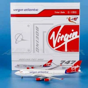 Modelo de avión diecast JC Wings 1:400 Virgin Atlantic B747-400 -G-VBIG - Imagen 1 de 13