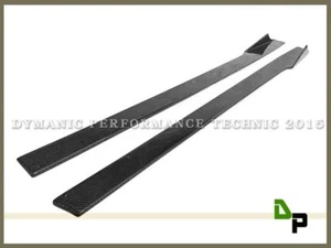 MTC Style Carbon Fiber Side Skirt Extension Lip For 2016-2018 BMW F87 M2 Only - Foto 1 di 4