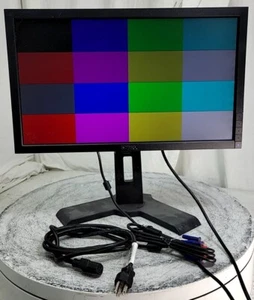 Dell E2011HT 20" WideScreen LCD Monitor GRADE C SEE NOTES - Picture 1 of 7