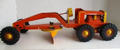 Niveladora de carretera de construcción Marx vintage de los años 50 Foto 1 de 4