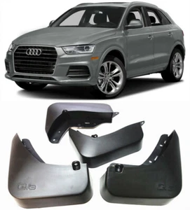 Genuine Front & Rear Splash Guards Mud Flaps For 2015-2018 Audi Q3 S Line SQ3 - Picture 1 of 6