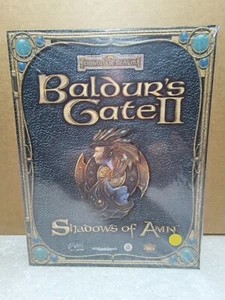 Baldur's Gate II Shadows of Amn PC Big Box, NEW Open Seal! RARE-Vintage-RETRO! - Picture 1 of 18