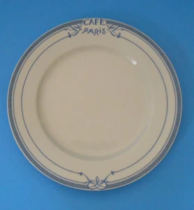 1 Bernardaud Cafe Paris Blue 10 1/4" DINNER PLATE France - Picture 1 of 4