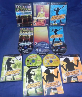 PS2; Frequency, eJay Clubworld, Karaoke Revolution, Karaoke Revolution 3 & Party - Image 1 of 4