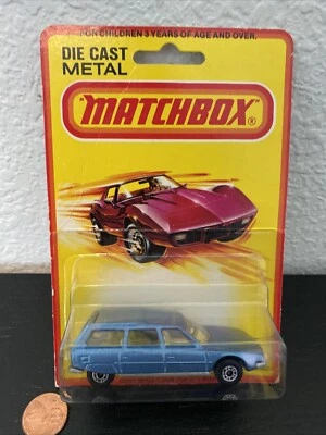 VTG 1980 Lesney MATCHBOX Die Cast Metal #12 CITROEN CX Blister Pack On Card - Image 1 of 4