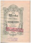 Schuman Works For Piano 2 Hands ~ Band I ~ Hard Bound ~ Sheet Music