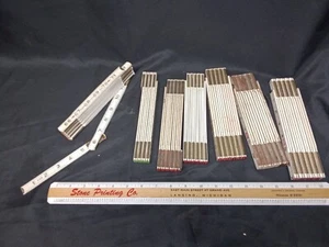 Vintage Lufkin Folding Ruler Lot - Picture 1 of 3