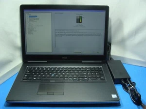 OB Dell Precision 7720 17.3" Xeon E3-1535M v6 32GB 512GB NVME SSD M1200 win10 - Picture 1 of 23