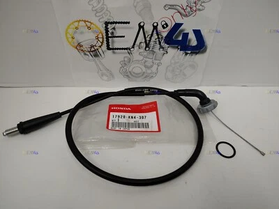 Honda Genuine OEM Throttle Cable Set 01-03 XR100R 04-13 CRF100F 17920-KN4-307 - Image 1 of 2