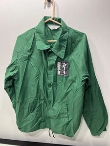 Vintage CHALK LINE Green Coaches Jacket With Vintage Bad Brains Patch - Picture 1 of 19