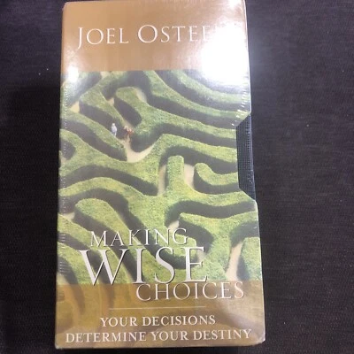 Joel Osteen Ministries Making Wise Choices VHS 3 Tape Box Set New Christian - Image 1 of 4