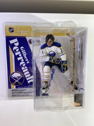 Gilbert Perreault Chase: White Buffalo Sabres NHL McFarlane Legends 4 Figure Cover