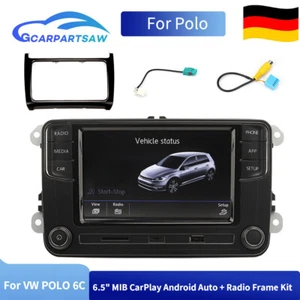 MIB 6.5" Carplay Android Auto Autoradio Navigation Frame Kit Für VW POLO 6C 2015 - Bild 1 von 14