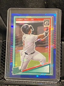 Tommy Troy 2025 Donruss Optic Rated Prospect Blue Cracked Ice #13/15 - D'backs - Picture 1 of 2
