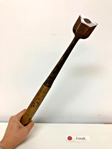 Cinceles de empuje lisos japoneses Tsuki Nomi 47 mm / 17,7 pulgadas (450 mm) usados #0215A - Imagen 1 de 9