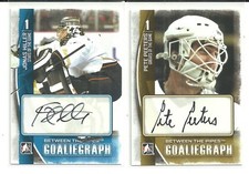 2013/14 ITG BETWEEN THE PIPES JONAS HILLER AUTO AUTOGRAPH