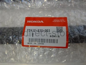 Par de moldeo de ventana de puerta delantera genuino Honda 96-01 PRELUDE BB6 BB8 SIR FABRICANTE DE EQUIPOS ORIGINALES - Imagen 1 de 7