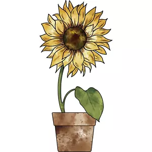 Sunflower Sticker - Picture 1 of 3