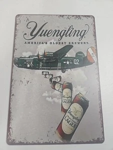 Yuengling, birrificio più antico d'America, insegna 8x12 dall'aspetto rustico, birra, alcool - Foto 1 di 9