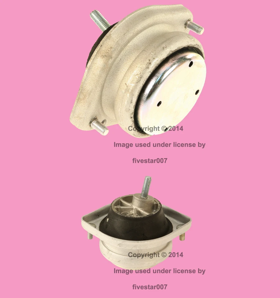 2 Febi Left+Right Engine Support Motor Mounts Set for BMW 540i 740i 740iL 750iL - Image 1 of 1