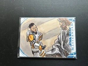 Star Wars Masterworks Trading Cards Sketch Card - Picture 1 of 2