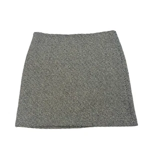 Designer Theory Pleated Skirt Womens Size 6 Pinstripe Wool Blend Academia Gray - Picture 1 of 10