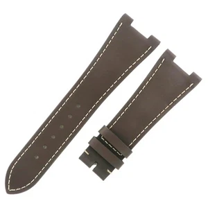 Patek Philippe Nautilus Leather Band Replacement Belt Strap 25mm Brown Men Wa - Picture 1 of 2