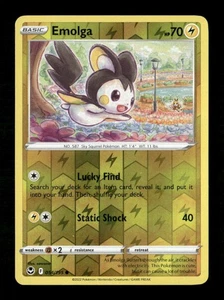Emolga Reverse Holo Common SWSH12: Silver Tempest 054/195 LP Pokemon LP - Imagen 1 de 2