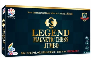 AYN Legend Scacchi Magnetici Jumbo | Lavagna Magnetica Pieghevole, Portatile | Tutte le Età - Foto 1 di 6