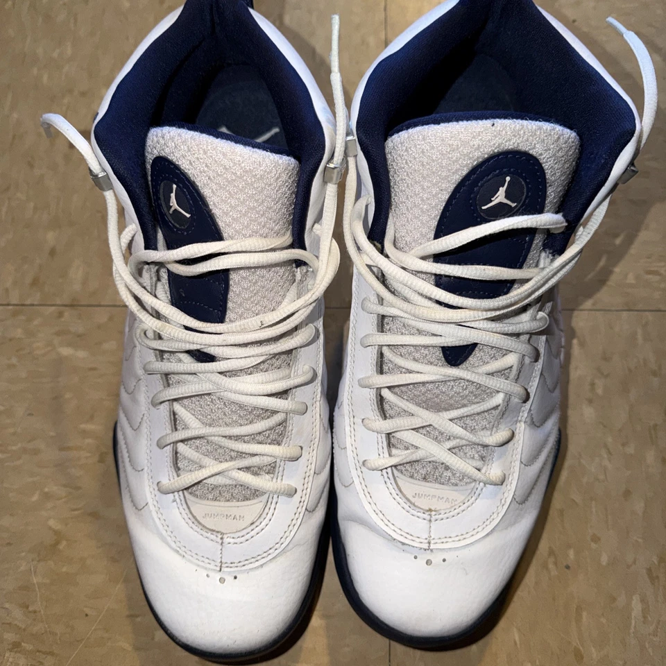 Zapatos para hombre Nike Jumpman Pro blanco/azul marino talla 11.5 2022 estado usado Foto 1 de 4