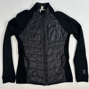 Smartwool Jacket Womens Medium Black PHD Divide Smartloft Puffer Wool Full Zip - Imagen 1 de 13