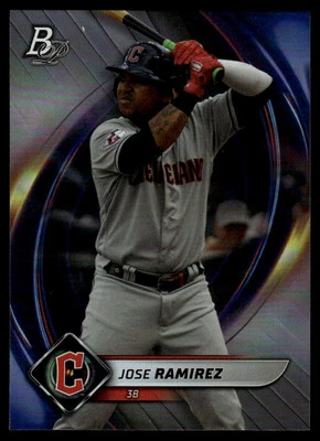 2022 Bowman Platinum #84 Jose Ramirez - Image 1 of 2