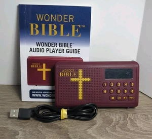 Wonder Bible KJV Audio Player Altes & Neues Testament mit Kabel und Booklet  - Bild 1 von 1