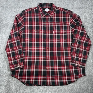 Carhartt Hemd Herren 2XL rot kariert Relaxed Fit Langarm Outdoor Workwear - Bild 1 von 7