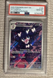 Pokémon White Flair Illustration Rare #125 Gothorita PSA 10 - Picture 1 of 2