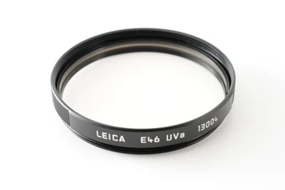 [Top MINT in BOX] Leica E46 UVa 46mm Filter 13004 Black From JAPAN - Image 1 of 4