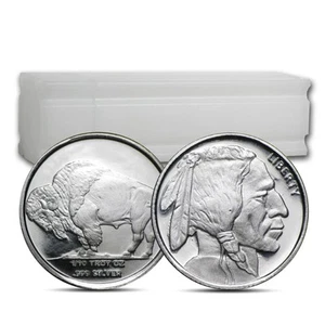 1/10 oz Buffalo Silver Round - Lot, Roll, or Tube of 50 Pieces - Picture 1 of 3