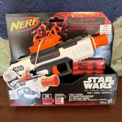 Star Wars - First Order Storm Trooper Nerf Force Blaster Toy - The Force Awakens - Image 1 of 4