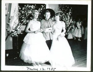 Margaret, Byron & Betsey at the Junior Prom photo 1955 - Picture 1 of 1