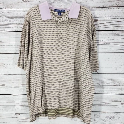 Allan Flusser Golf Purple 100%Double Mercerized Cotton Shirt Size XL - Image 1 of 4