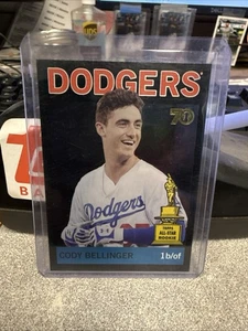 Cody Bellinger 2021 Topps All-Star Rookie Cup variante foto lamina nera /10 SSP - Foto 1 di 1