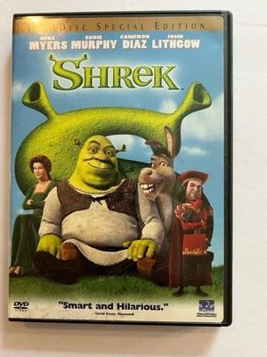 Shrek (DVD, 2001, 2-Disc Set, Special Edition) Dreamworks Animated Classic-EXC Foto 1 de 4