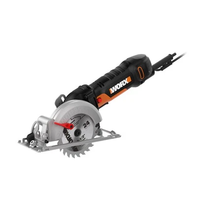 Проводная компактная циркулярная пила WX439L Worx WORXSAW 4-1/2 дюйма 4,5 ампер - Изображение 1 из 4