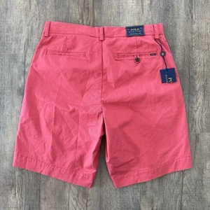 Pantalones Cortos Chinos Polo Ralph Lauren Salmón Hombres Talla 30 9 pulgadas Calce Clásico Nuevas Etiquetas - Imagen 1 de 14