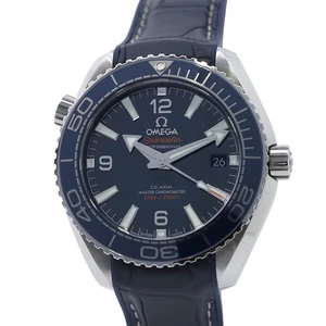 OMEGA Seamaster Planet Ocean 600M Co-Axial 39.5mm Stainless Steel/Leather Bl... - Picture 1 of 10