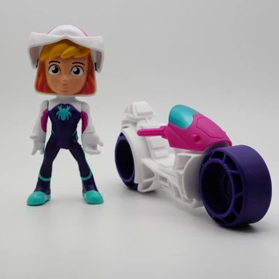 Figura Fantasma Araña Marvel Spider-Man con Moto Vehículo Niños Juguete Juego Foto 1 de 4