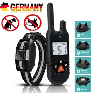 Elektrisches Hundetrainingshalsband Erziehungshalsband Ferntrainer Wasserdicht - Bild 1 von 18
