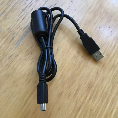 USB to Mini USB Cable Cord For Canon PowerShot A580 A590 IS A650 IS A75 A85 BLK - Image 1 of 3