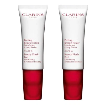 Лот из 2 — CLARINS Beauty Flash Peel 50 мл / 1,7 унции AHA BHA Resurfacing & Radiance - Изображение 1 из 4